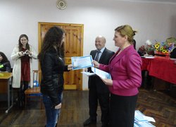 Вручення сертифікатів учасникам інтелектуальної гри